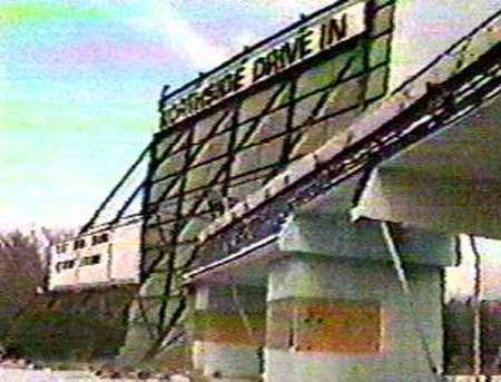 Northside Drive-In Theatre - Lanes And Screen - Photo From Rg